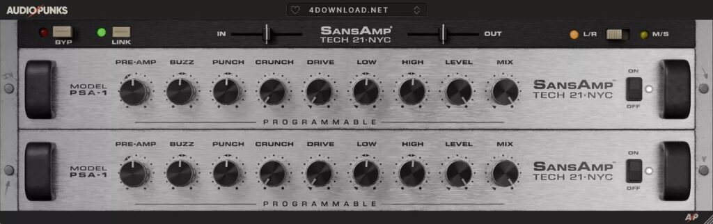 Audiopunks SansAmp Rack