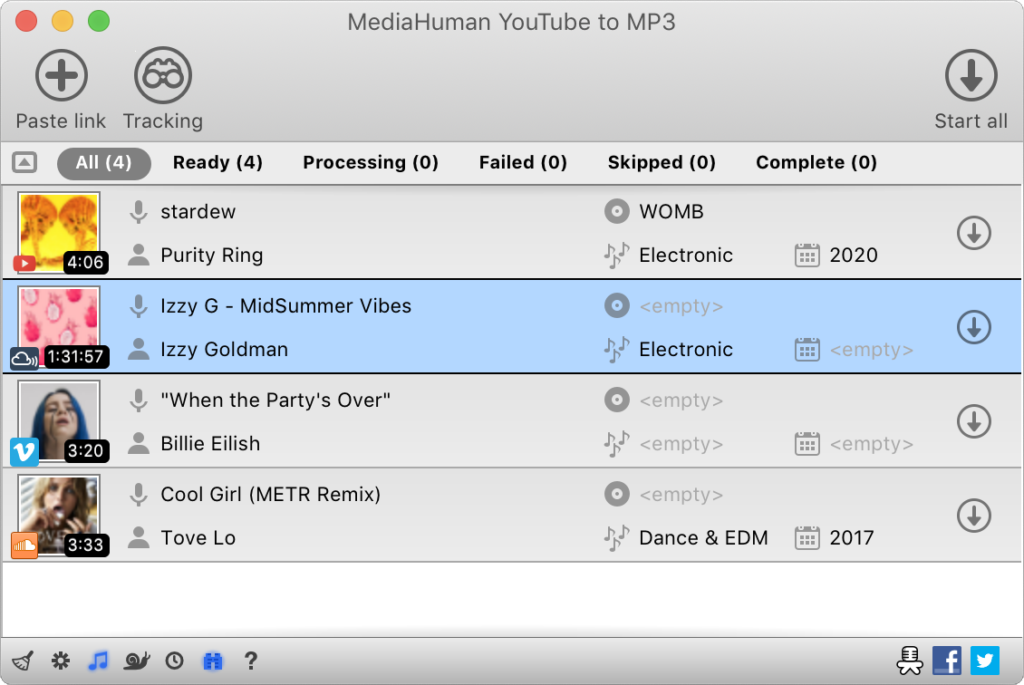 Mediahuman Youtube to mp3