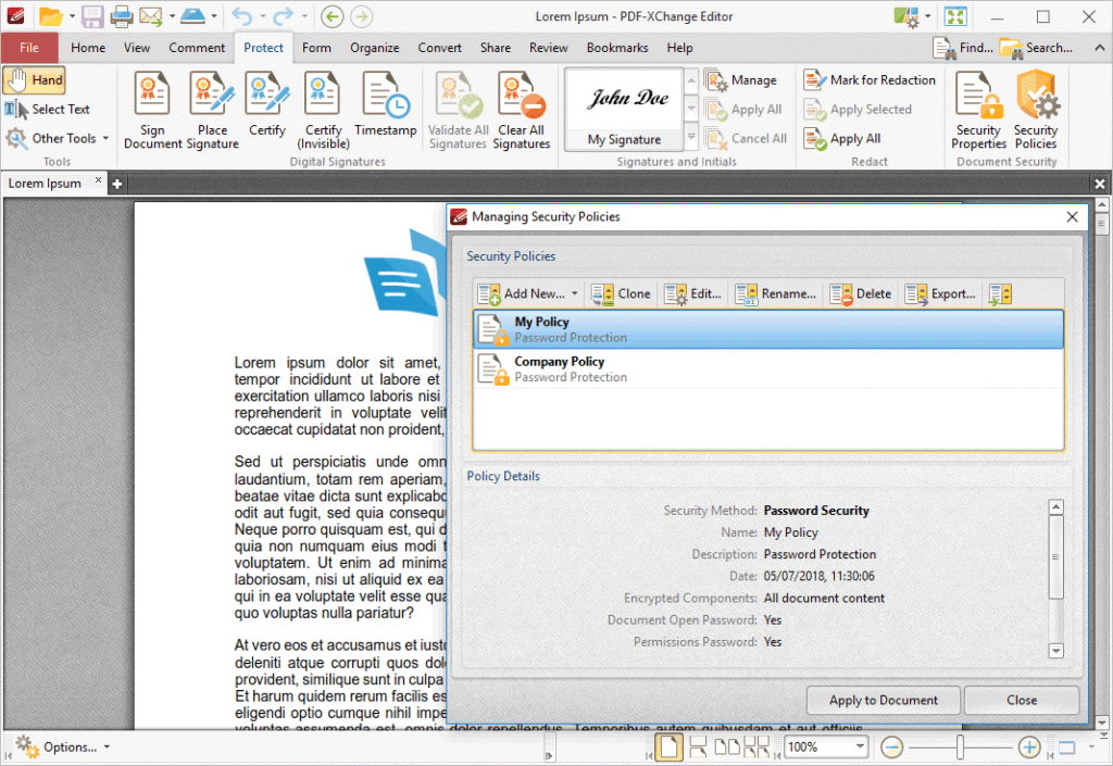 PDF XChange Editor Plus
