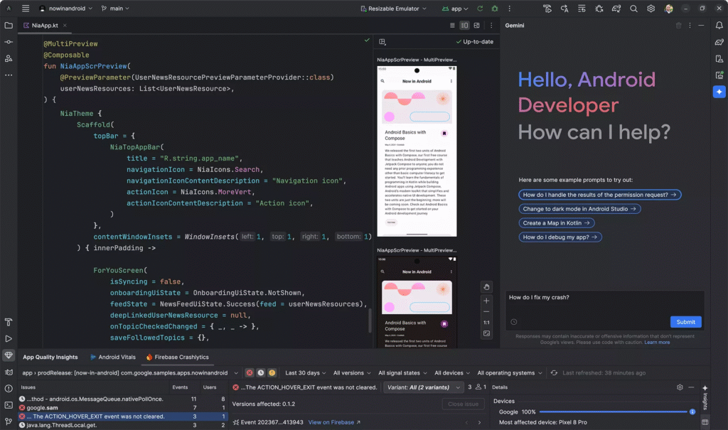 Android Studio 2025.1.1.14 for Windows