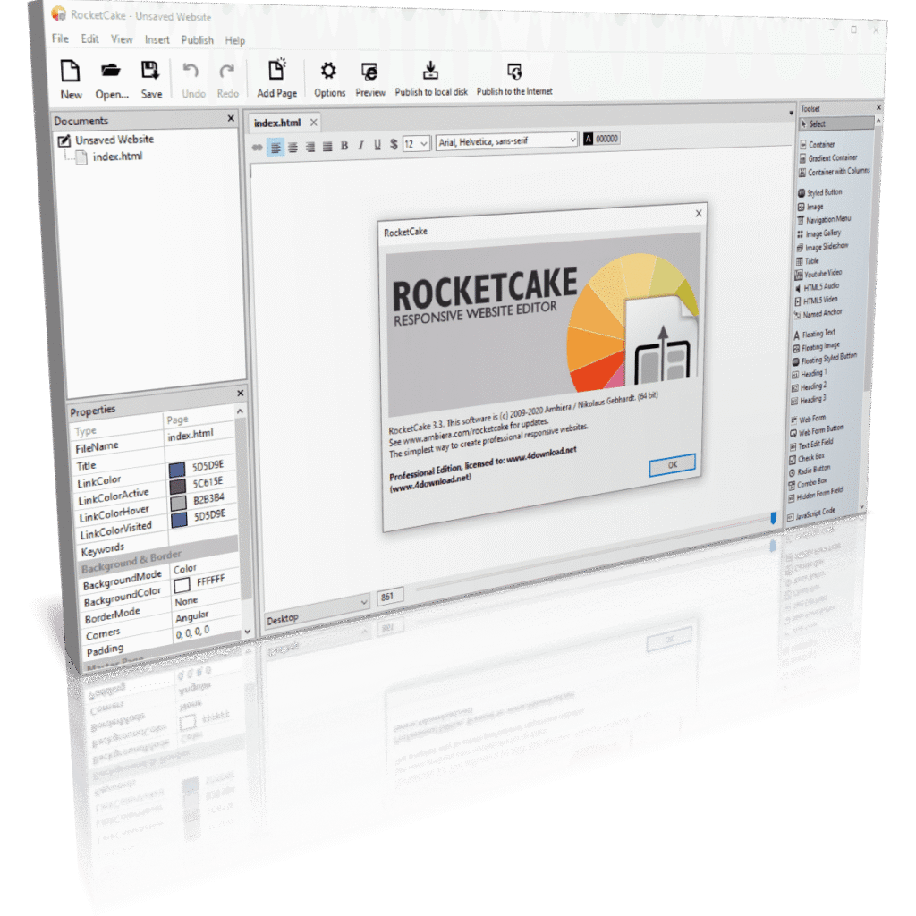 RocketCake Professional full version